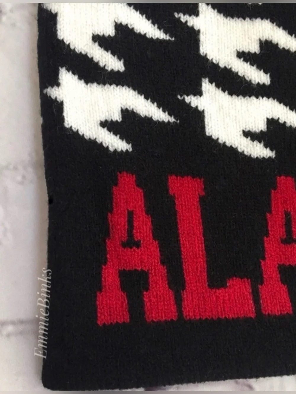 New University of Alabama Houndstooth Beanie Toboggan Hat / Lightweight Bama Hat